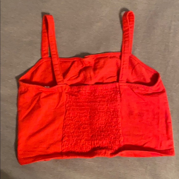 red button up tank top - Picture 2 of 2